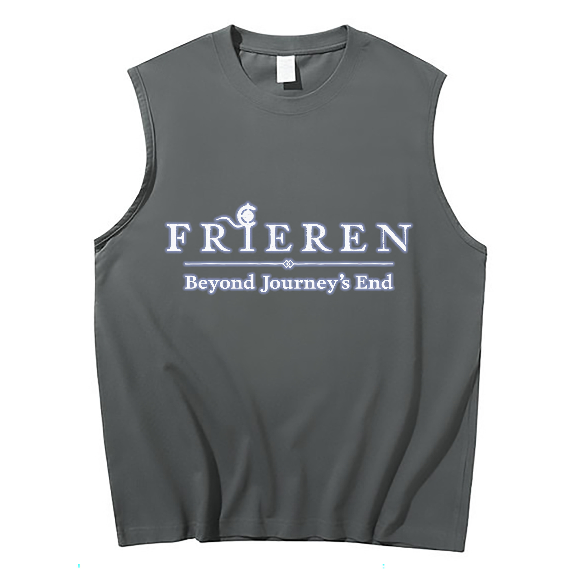 （画像用） 葬送のフリーレン Frieren コットン100％タンクトップ（フロントプリント）